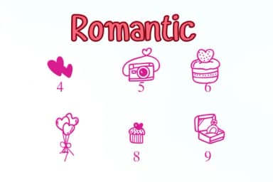Romantic by Nongyao — Dingbats Font — thumbnail 4