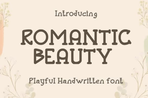 Romantic Beauty by Letterayu — Slab Serif Font