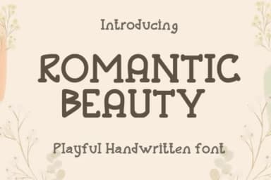 Romantic Beauty by Letterayu — Slab Serif Font — thumbnail 1