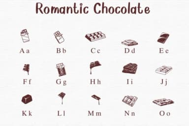 Romantic Chocolate by Nongyao — Dingbats Font — thumbnail 2
