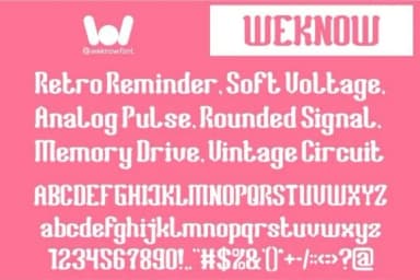 Romantic Club by weknow — Slab Serif Font — thumbnail 5