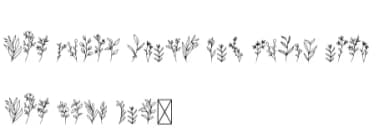 Romantic Garden by Intype Studio — Dingbats Font — thumbnail 4