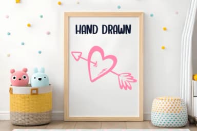 Romantic Valentine Doodle by PraewDesigns — Dingbats Font — thumbnail 5