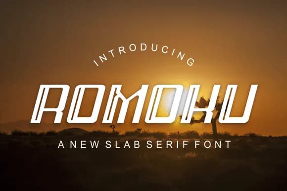 Romoku by brahamb78 — Slab Serif Font