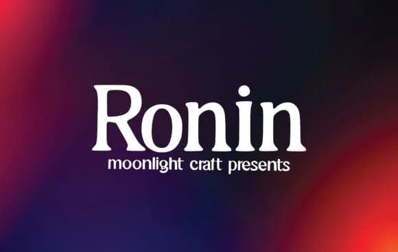 Ronin by moonlight craft — Slab Serif Font