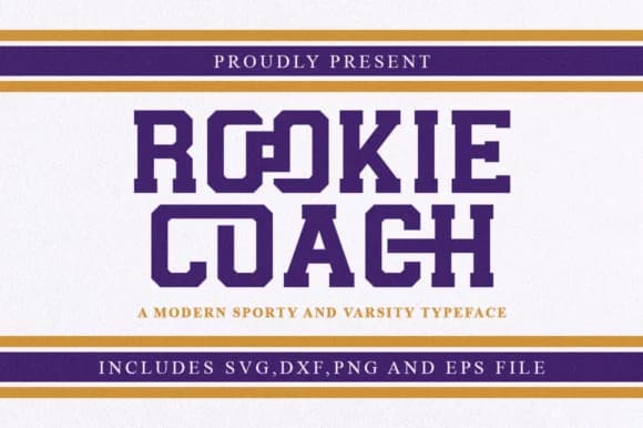 Rookie Coach by MaxWyner Shop — Slab Serif Font