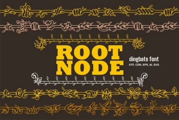 ROOT NODE by onoborgol — Dingbats Font