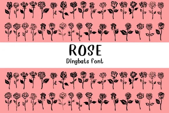 Rose by Nongyao — Dingbats Font