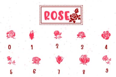 Rose by PraewDesigns — Dingbats Font — thumbnail 4
