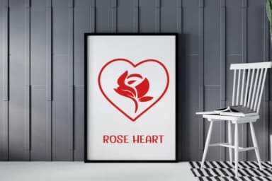 Rose Heart by Ketsarin — Dingbats Font — thumbnail 5