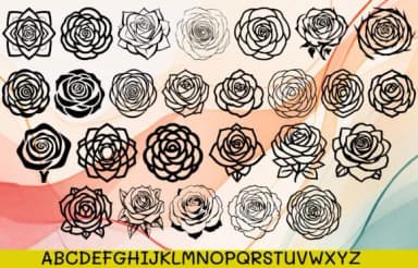 Rose Love by MOMAT THIRTYONE — Dingbats Font — thumbnail 2