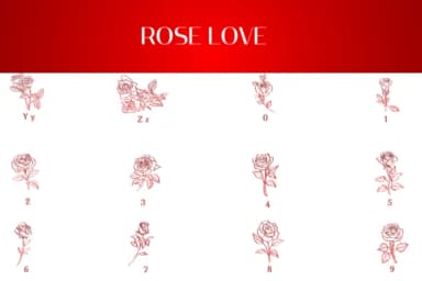 Rose Love by Heartcraft Atelier — Dingbats Font — thumbnail 4