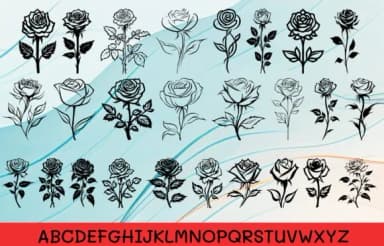 Rose Loving by MOMAT THIRTYONE — Dingbats Font — thumbnail 2