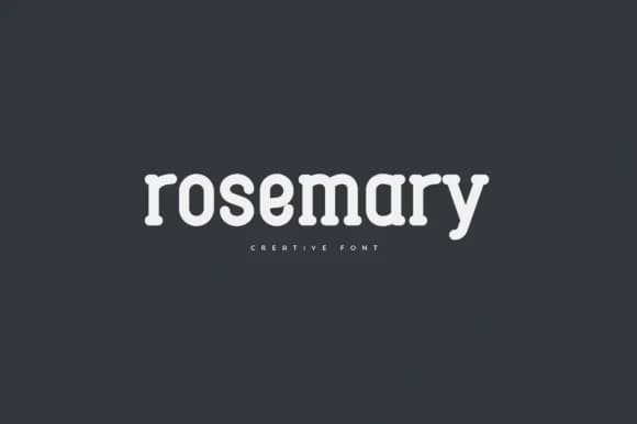 Rosemary by vladfedotovv — Slab Serif Font