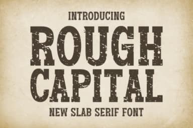 Rough Capital by Riman (7NTypes) — Slab Serif Font — thumbnail 1