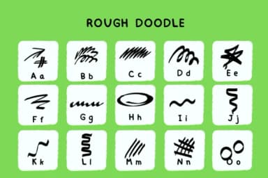 Rough Doodle by Bee piyanuch — Dingbats Font — thumbnail 2