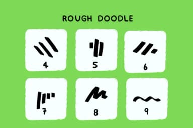 Rough Doodle by Bee piyanuch — Dingbats Font — thumbnail 4