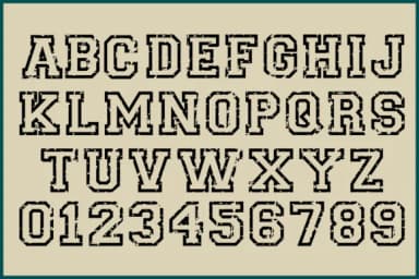 Rough Varsity by wtl.typography — Slab Serif Font — thumbnail 2