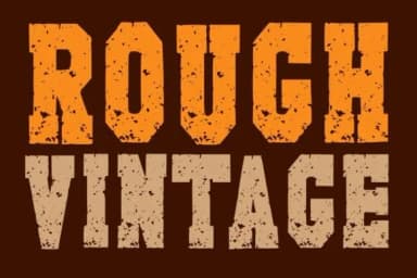 Rough Vintage by mardanimirza12 — Slab Serif Font — thumbnail 1