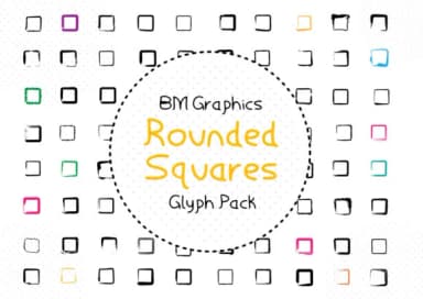 Rounded Squares by GraphicsBam Fonts — Dingbats Font — thumbnail 1