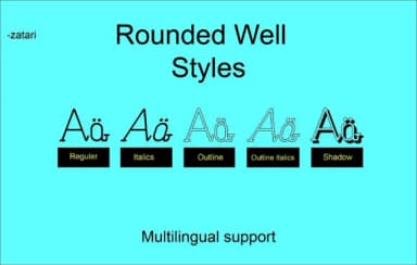 Rounded Well by zataristore — Slab Serif Font — thumbnail 1