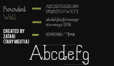 Rounded Well by zataristore — Slab Serif Font — thumbnail 3