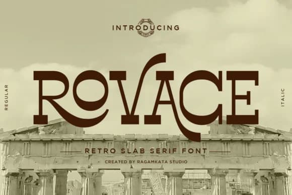 Rovace by RagamKata Studio — Slab Serif Font