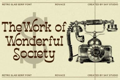 Rovace by RagamKata Studio — Slab Serif Font — thumbnail 6