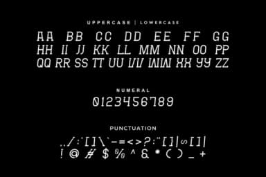 Roweng Sporty by IqsiartStudio — Slab Serif Font — thumbnail 6