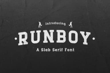 Runboy by TypeFactory — Slab Serif Font — thumbnail 1
