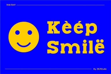 Rush Slab by JNJ studio — Slab Serif Font — thumbnail 3