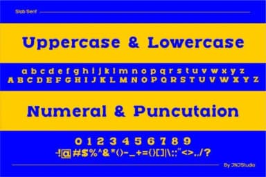 Rush Slab by JNJ studio — Slab Serif Font — thumbnail 7