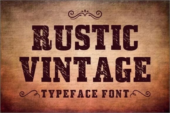 Rustic Vintage by riki.studio — Slab Serif Font