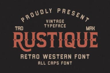 Rustique by Almairatype Studio — Slab Serif Font — thumbnail 1