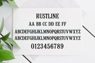 Rustline by Craft Artist — Slab Serif Font — thumbnail 3