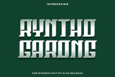 Ryntho Garong by alonkelakon — Slab Serif Font — thumbnail 1