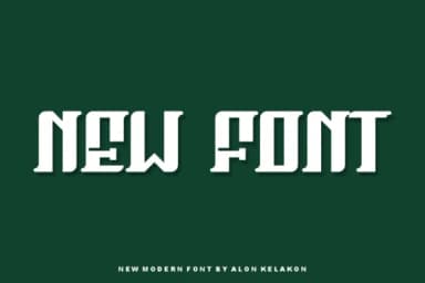 Ryntho Garong by alonkelakon — Slab Serif Font — thumbnail 3