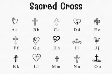 Sacred Cross by Sontaya — Dingbats Font — thumbnail 2