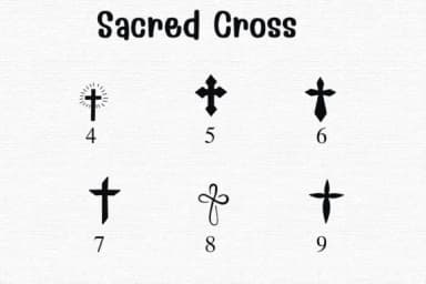 Sacred Cross by Sontaya — Dingbats Font — thumbnail 4