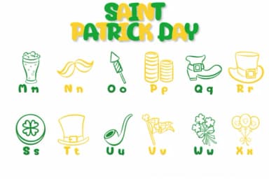 Saint Patrick Day by Chonada — Dingbats Font — thumbnail 3