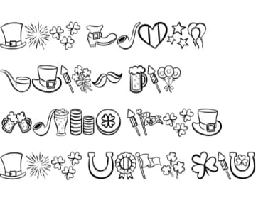 Saint Patrick Day by Chonada — Dingbats Font — thumbnail 8