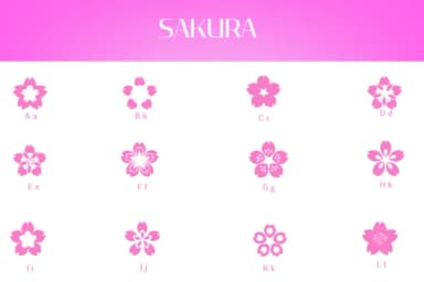 Sakura by Heartcraft Atelier — Dingbats Font — thumbnail 2