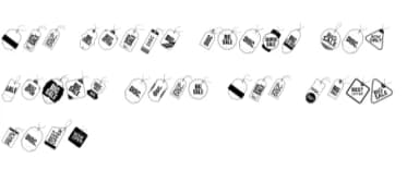 Sale Badge by onoborgol — Dingbats Font — thumbnail 5