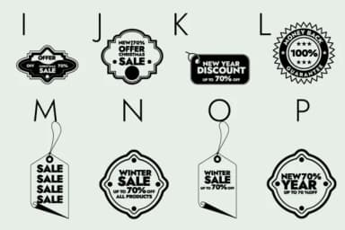 Sales Special Offers Dingbats by Minimalistartstudio — Dingbats Font — thumbnail 2