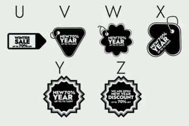 Sales Special Offers Dingbats by Minimalistartstudio — Dingbats Font — thumbnail 4