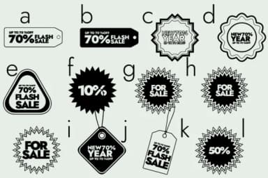 Sales Special Offers Dingbats by Minimalistartstudio — Dingbats Font — thumbnail 5