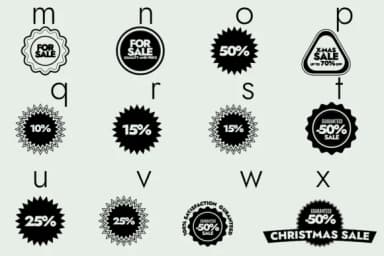 Sales Special Offers Dingbats by Minimalistartstudio — Dingbats Font — thumbnail 6