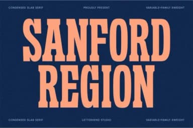 Sanford Region by letterhend — Slab Serif Font — thumbnail 1