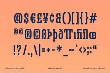 Sanford Region by letterhend — Slab Serif Font — thumbnail 8