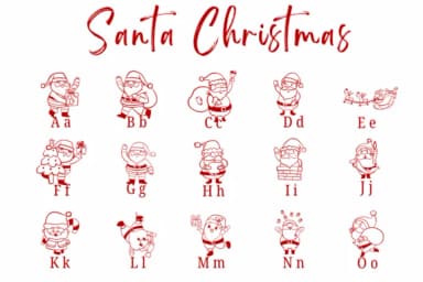 Santa Christmas by Suphitchaya — Dingbats Font — thumbnail 2